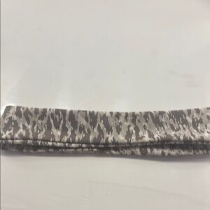 Gray and White Camouflage Headband